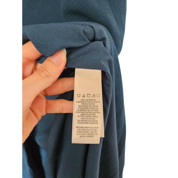 Dress the Population Peacock Blue One Shoulder Georgina Dress NWOT Size XXL - Picture 9 of 14